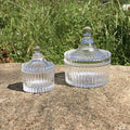 120ml 200ml Transparent Glass Candy Storage Jar with Lid Suitable for Weddings Events and Business Gifts