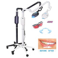 40W Teeth Whitening Light 460-490nm Blue Light Dental Bleaching System with Wheels for Clinic Beauty Center MegaBDM