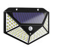 Solar Lights Outdoor 100 LED Solar Sensor Motion Light 3 Modes Outdoor Solar Wireless Lamp IP65 Waterproof Wall Lights  Decor
