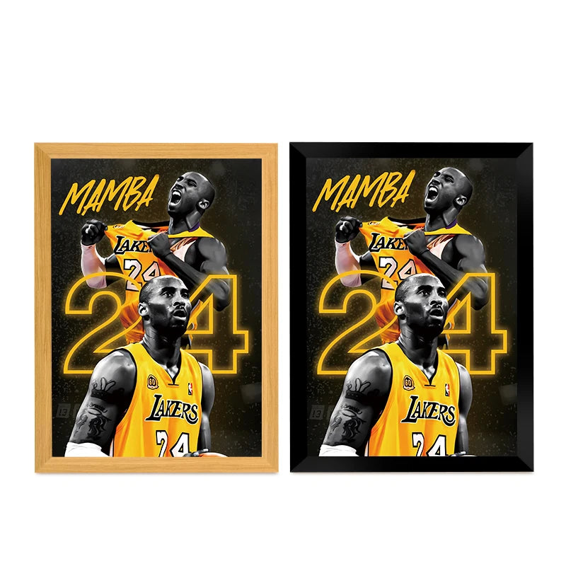 New Design Wooden Photo Frames Wall Art Home Decor with LED Light Paintings and Night Lamp Best Gifts for Valentin's Day MegaBDM