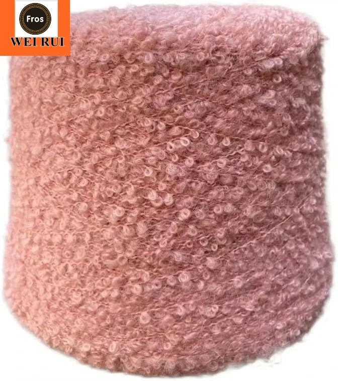 Wool Acrylic Mohair Fancy Loop Boucle Yarn for Doll Hair MakingCrochet KnittingNeedle Felting Doll Hair