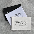 High Quality Fashion Custom Simple Design Pattern Soft White Black Print Label Cheaper Stock Labels