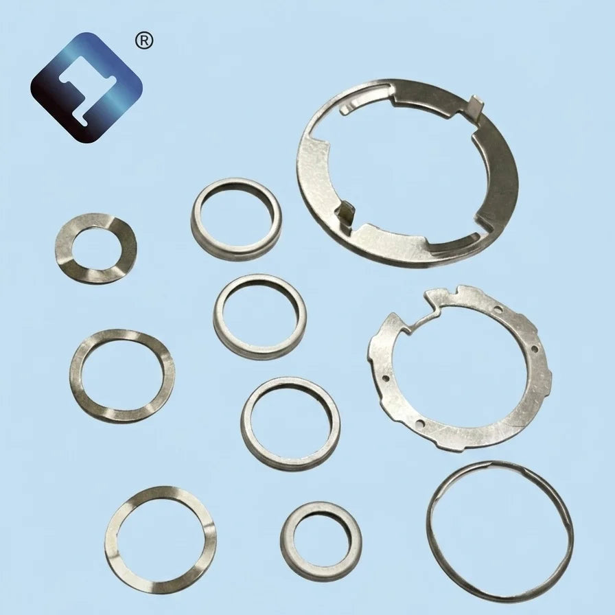 Custom Stainless Steel Stamping Gasket Belleville Washer Metal Mesh Shield Can Deep Drawing Parts Small Stamping Hardware MegaBDM