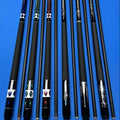 Sportcraft High Quality 147cm Fiberglass Pool Cue Stick Stainless Steel 13mm Low Deflection Tip Lightweight 2-Piece for Pool