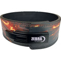 ZEBRA SPORTS Custom Made 10mm Powerlifting Gym Fitness Belt Cowhide Leather Anime Sublimation Printed Back Support Buckles Logo