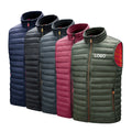 Mens Lightweight Down Alternative Vest Jacket Men's Nylon Gilets Jackets Gilet Sleeveless Coat Puffer Vest Jacket