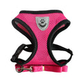 2025 Luxury Designer Custom Print Logo Pet Cat Dog Harness Leash Solid Pattern Nylon Collar Set Simple Fashionable No Pull Style