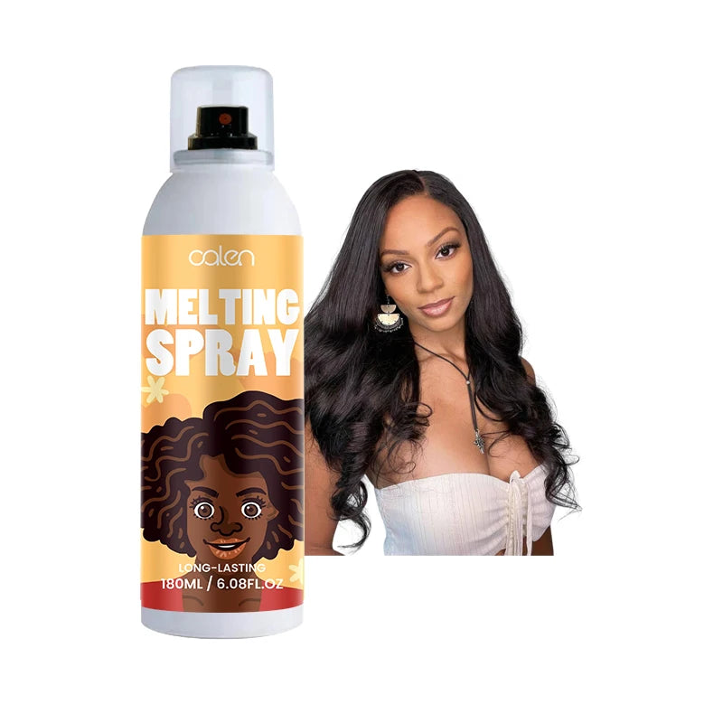 Luxfume OEM Private Label 180ml Sweatproof Wig Hair Holding Melting Spray Glue Spray
