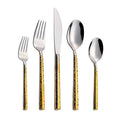 Wholesale Stainless Steel Wedding and Back to School Events Cutlery Set Gradient Gold Plated