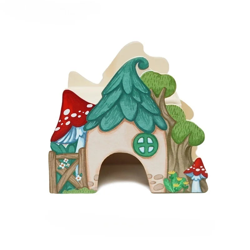 Original Design Forest-Themed Large Multi-Functional Hamster Hide MegaBDM