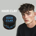 Professional Hair Clay Styling Wax Strong Hold Matte Finish Shiny Texture Natural Look Lightweight Non Greasy Grooming Care