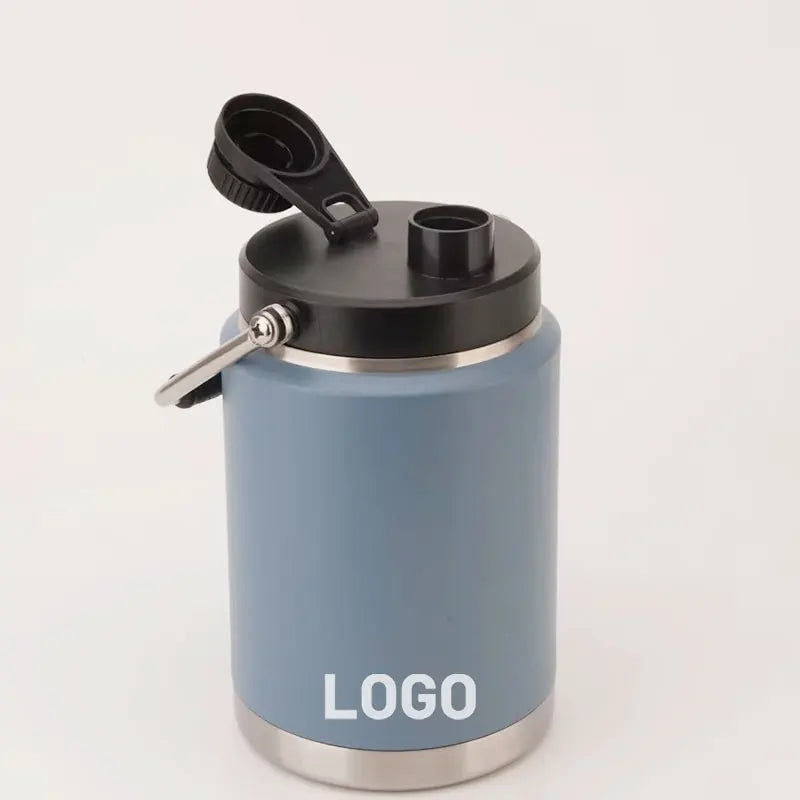 64oz /128oz High Quality Half Gallon Stainless Steel Copper Jug Thermo Insulated Water Jug With Spout