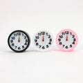 Custom Logo Classic Analog Quartz Alarm Clock Cheap Battery Table Clock for Bedroom Morning Sleep Trainer Office School Supplies