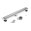 Dropshipping Available 28 Inch Brushed Stainless Steel Tile Insert Hidden Shower Drain