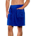 Adjustable Wrap Luxury 100% Cotton Woven Solid Color Men Soft Breathable Home Bath Skirt Towel