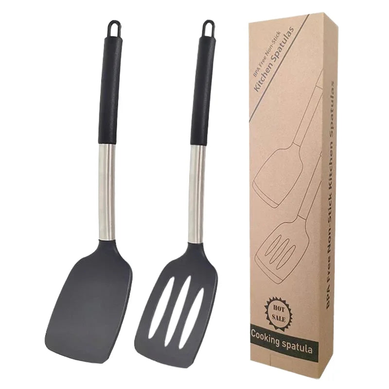 Wholesale Heat-Resistant Silicone Spatula Kitchen Cooking Utensils Kitchen Gadgets for Frying and Shoveling for Bakery Use