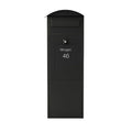 Large Powder Coated Steel Waterproof Anti-Theft Free Standing Drop Letter Box Mailbox with Package Multi Parcel Box for Home Use