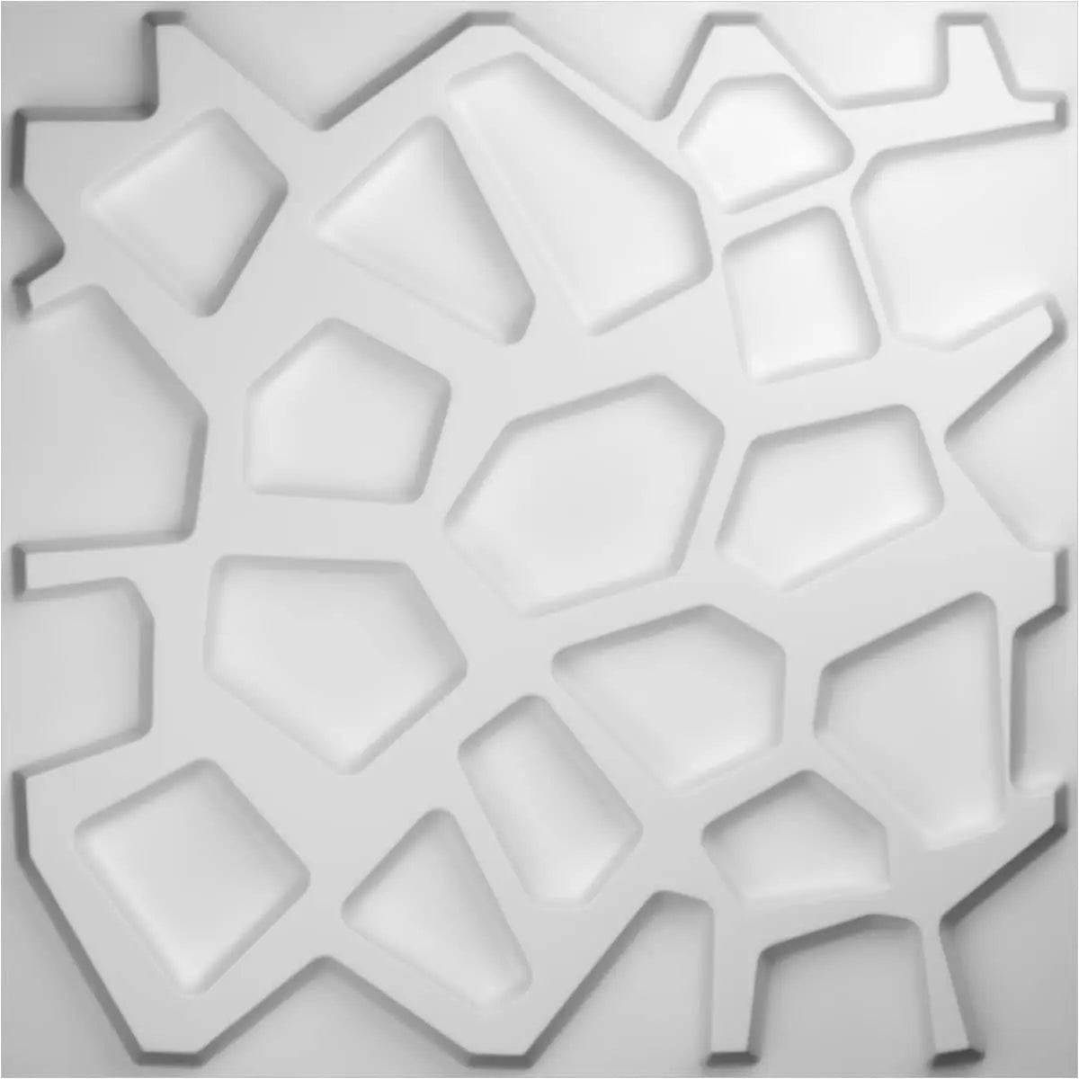 UDK Factory Price PVC Easy to Install Wet Shaped Geometric 3D Wall Panel Embossed Wall Board Sofa Background