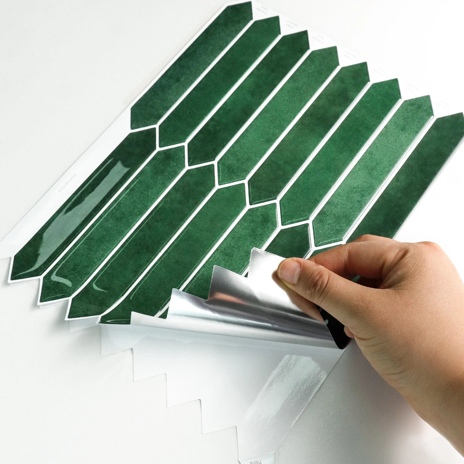 Factory Wholesales Peel and Stick Collection Wall Tiles Shape Decor Backsplash for Kitchen Living Room