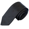 Exve Exclusive Beige Polka Dot Handmade Turkey Necktie