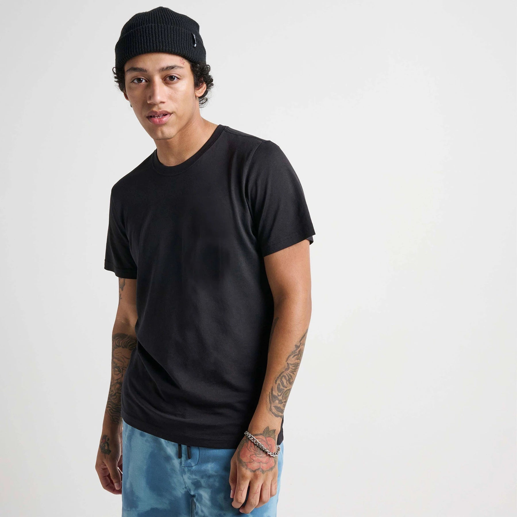 Custom Logo 100% Cotton 220 Grams Oversized Men's T-Shirt Drop Shoulder Streetwear Loose Heavyweight Plain Short Sleeve Letter