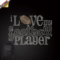 Wholesale Football Player Iron on Screen Print Heat Transfers