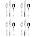 Cute Dinosaur Engraved Kids Cutlery Set 304 Stainless Steel Children Flatware Toddler Safe Knife Fork Spoon Feeding Utensils MegaBDM