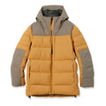 Men's Casual Winter White Duck Parka Jacket Solid Color Hooded Puffer Coat with Zipper Closure Breathable Thick Coats Plus Size