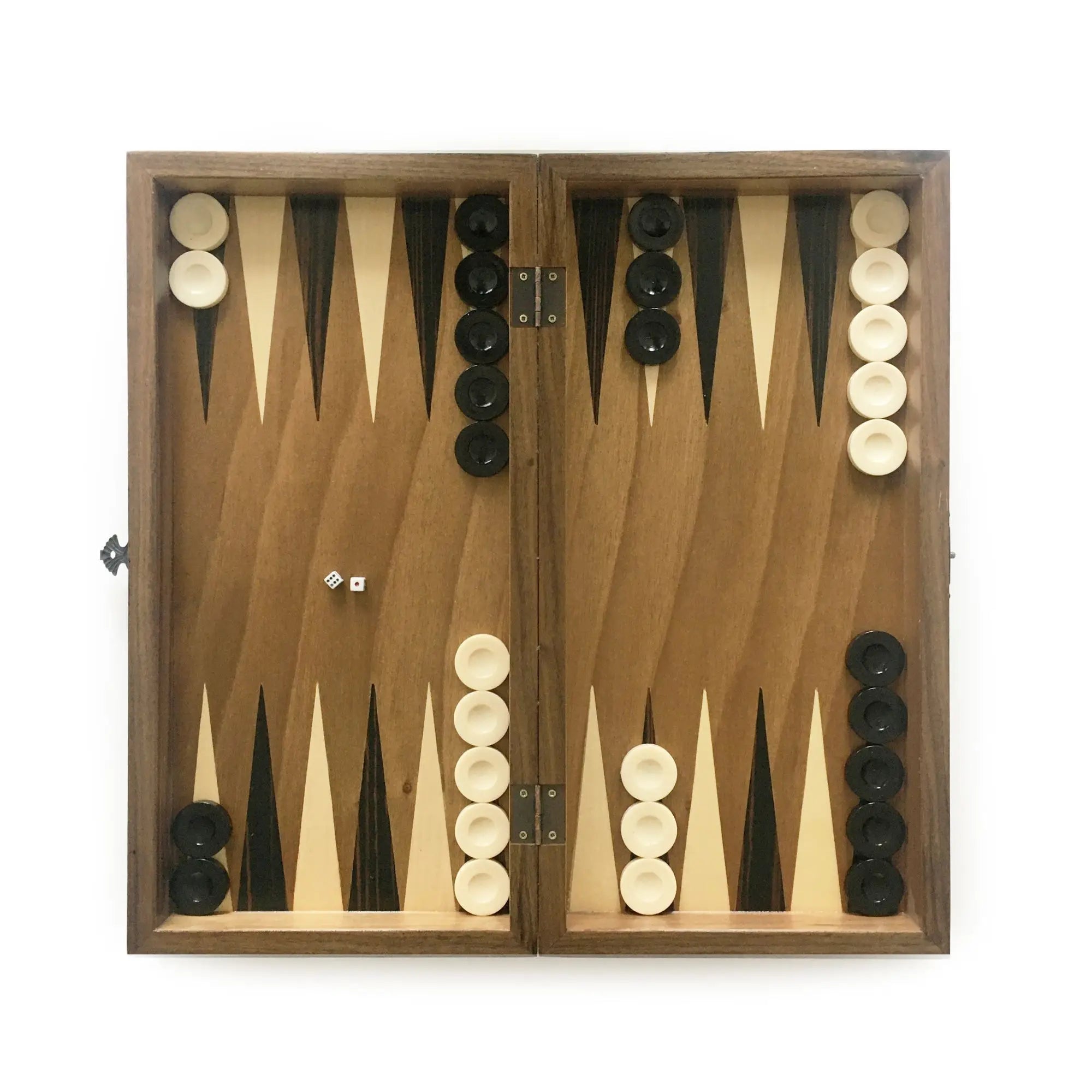 Star Carved Solid Backgammon