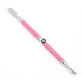 Professional Cuticle Pusher & Manicure Tool Dual-Ended Stainless Steel Wide Jaw Opening Ergonomic Grip for Finger and Baby Use