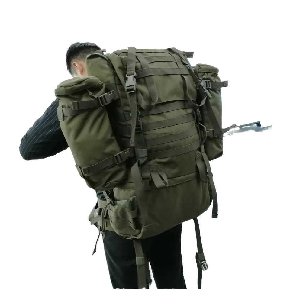 Camouflage Tactical Hydration Backpack Green Color With Waist Belt Tactical Hunting Back
