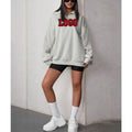Heavyweight Half Zip Hoodie Sweatshirt Women Custom logo Pullover Sportswear Oversized Crewneck Jogger Zip Sweatshirt