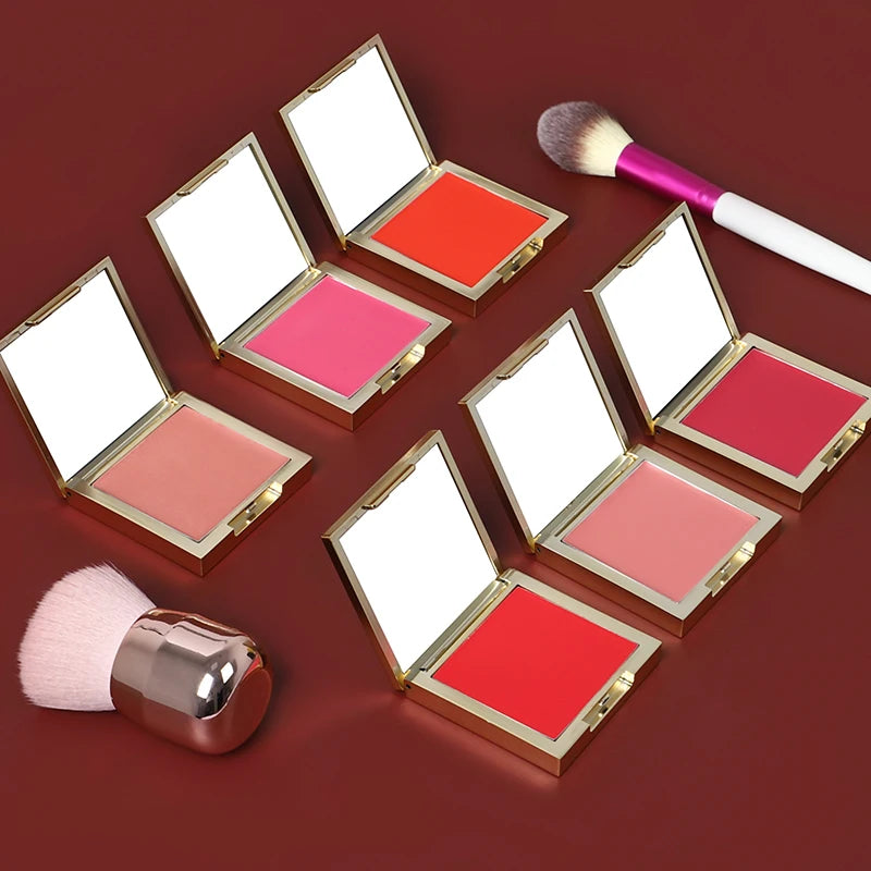 Oem Cute Single Blush Palette Custom Logo Vegan Cream Blush Private Label MegaBDM