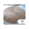 Eco-living round hyacinth mat perfect for floor seating meditation or decoration From Blue Lotus Vietnam