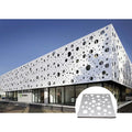 Customized Modern PVDF Coating Perforated Carved Aluminum Veneer Curtain Wall for Exterior Building Facade