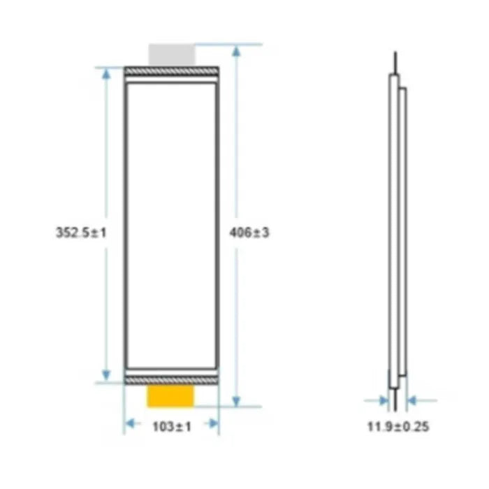 Certified Pouch Cell 3.7v 64Ah Forklift EV Battery Cell Rechargeable Cycles High Charge/discharge Lower Energy