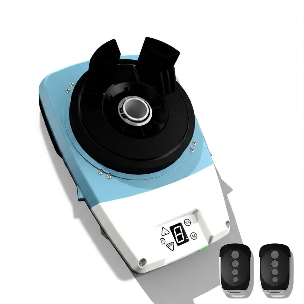 MOC MR400 Modern Roller Garage Door Motor Opener with Remote Control ABS Material AC 220V 100kg Capacity MegaBDM