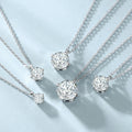 0.50 Carat 1.0 Carat 2.0 Carat  Lab Grown Diamond Charm 18K Solid Gold Chain IGI Solitaire Pendant Diamond Necklace for Women