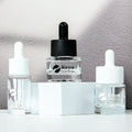 Frost Hair Oil Essential Oil Dropper Bottle 15ml Matte Serum Plastic for Skin Care Cosmetic Essence Packaging Facial Cleanser
