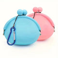 Silicone Dog Treat Pouches with Convenient Clamp and Key Buckle for Outdoor Training Portable Pet Snack Bag