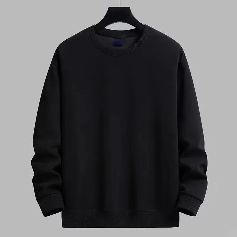 Oem customized 2025 spring new heavy weight solid color cap less hoodie for men loose fit versatile fitted jacket trendy MegaBDM