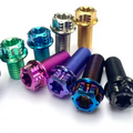Titanium Alloy Flange Screw (M10/1.25 Internal Torx + External Hexagon) for EV/motorcycle Caliper and Suspension Upgrade