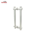 Ready Stock Stainless Steel 304 Glass Door Handles with Adjustable Sliding Entrance Design