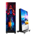 YINGLUX  Indoor LED Foldable Poster P2.5 LED Poster Digital Video Wall Floor Stand Display for Advertising