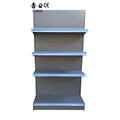 Factory Customized Supermarket Rack Heavy Duty Single-Sided Metal Scaffale in Grey 200x150 Size