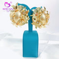 MEIZI JEWELRY Fashion Charms Big Gold Designer Statement Earrings Extra Large Earrings Jewelry Women
