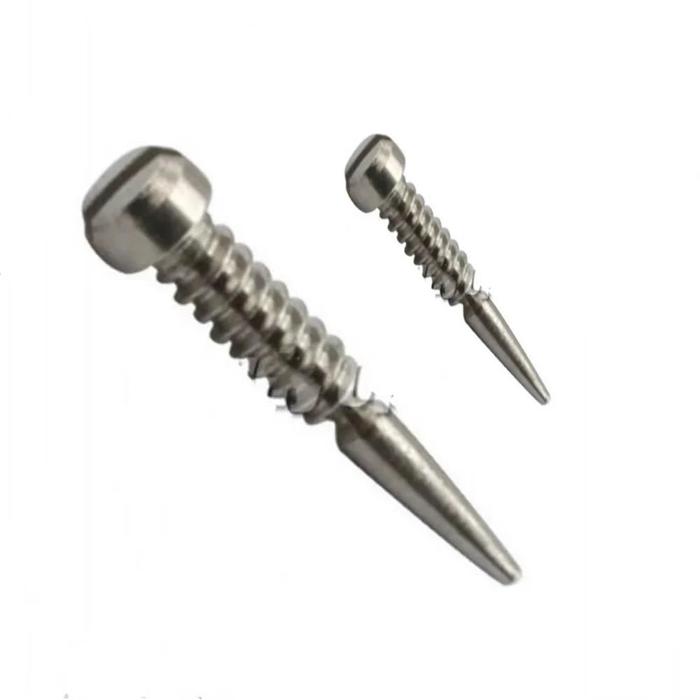 OEM Stainless Steel Glasses Spring Hinge Screws - Precision Pointed Self-Tapping Fasteners for Eyeglass Frame Repair