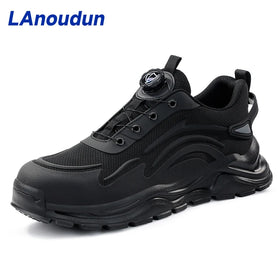 LAnoudun New Fashion Anti-Static Anti-Puncture Fashion Safety Shoes Fly Woven Fabric Upper Zapatos De Seguridad