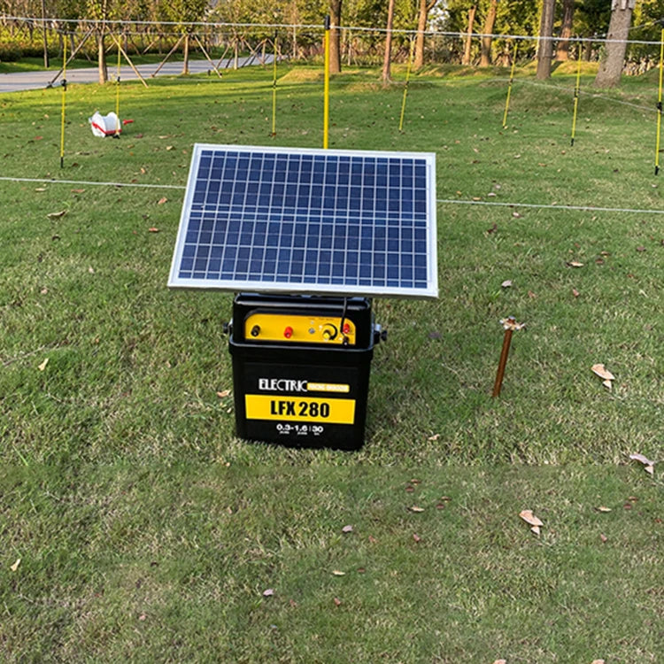 Garden House Security Energizer Cattle Cow Electric Fence Solar Energizer System