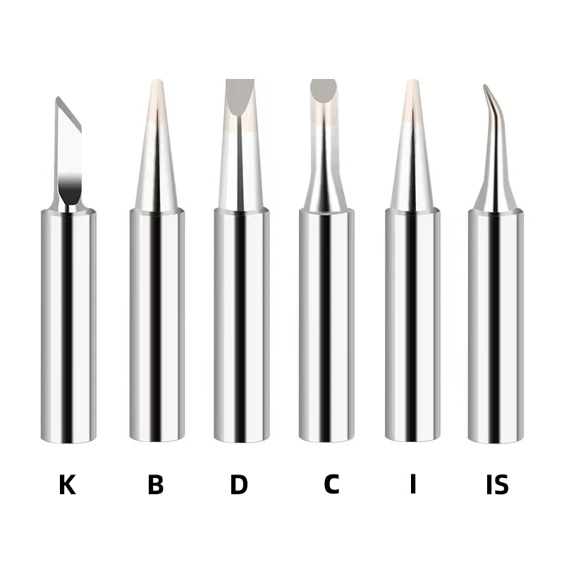 Chuera Wholesale 6 in 1 Long Life 900M-T Series Soldering Iron Tips for 936 Soldering Station 907 908 Soldering Iron
